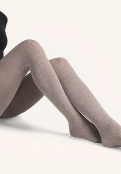 Колготки жіночі Legs стандартна посадка,без шортиків, бавовняні COTTON 110 (110 den) 4(р) grey/melange (602)