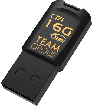 Pendrive USB Team Group C171 16GB USB 2.0 Black (TC17116GB01)