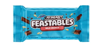 Шоколад Feastables Mr Beast Bar, Milk Сrunch 35g