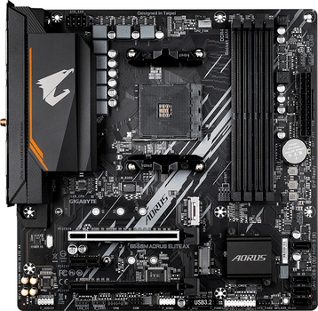 Материнская плата GIGABYTE B550M AORUS ELITE AX