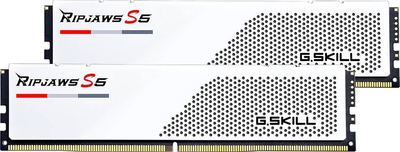 Pamięć RAM G.Skill DDR5-5600 65536MB PC5-44800 (Kit of 2x32768) Ripjaws S5 White (F5-5600J4645A32GX2-RS5W)