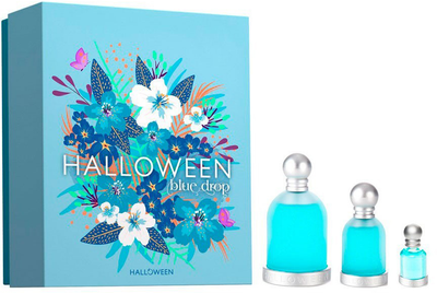 Zestaw damski Halloween Blue Drop Woda toaletowa 100 ml + 30 ml + 4.5 ml (8431754008752)