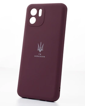 Чехол для Samsung A04 Soft Silicone Trizub Series бордовый