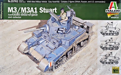 Американский танк M3/M3A1 Stuart 1:56 ITALERI (IT15761)