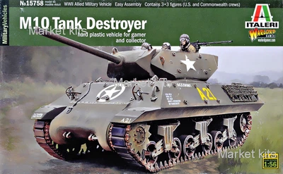 Американская САУ M10 Tank Destroyer 1:56 ITALERI (IT15758)