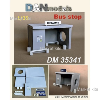 Аксессуары для диорамы. Автобусная остановка (гипс) 1:35 DAN models (DAN35341)