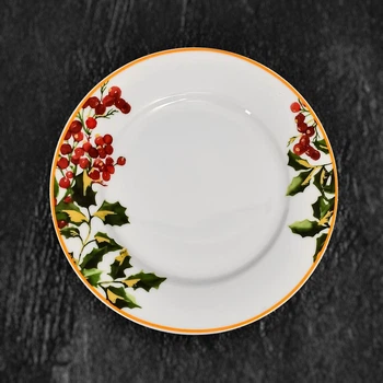 Тарелка 8" (20.5см) "Christmas winterberries" Home HEN21142