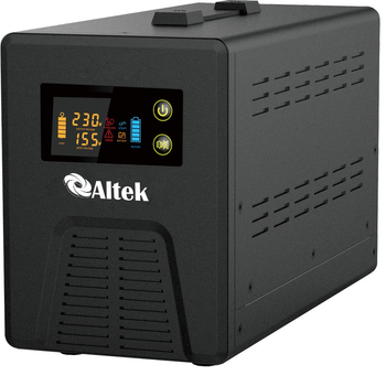 ИБП ALTEK ASU12 (1000Вт), под внешний АКБ 12V(LiFePo4/GEL/AGM), ток заряда 4-6А/8-12А/16-20A