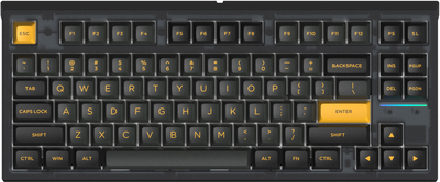 Клавіатура FL ESPORTS FL750 SAM Polar чорний MX Cool Mint Three-Mode (FL750SAM-4912BK) 290960