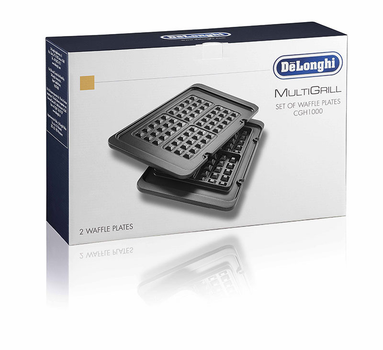 Пластины для вафель гриля Delonghi DLSK151 (верхняя и нижняя), 5517910011