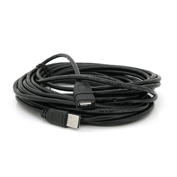 Удлинитель USB 2.0 Voltronic 10 м с ферритовым фильтром для стабильной передачи данных