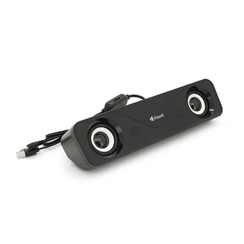 Колонки 2.0 Kisonli i-610 USB 3.5 мм 2x3Вт 20Гц-20КГц Black BOX