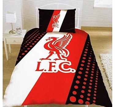 Комплект постільної білизни Liverpool Односпальний 135х200см Чорний