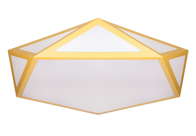 Потолочная LED люстра 90W с пультом Levistella геометрической формы 2700/4000/6000К желтая IP20 752L68 YELLOW