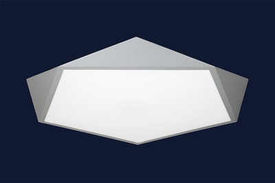Потолочная LED люстра 90W с пультом Levistella с акриловым плафоном 2700/4000/6000К серая IP20 752L78 GRAY