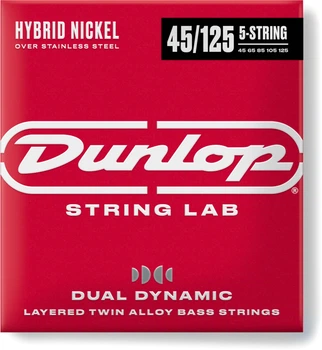 Струны для бас-гитары Dunlop DBHYN45125 LG Scale Hybrid Nickel Wound (R128368)