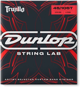 Струны для бас-гитары Dunlop RTT45105T Robert Trujillo Stainless Steel Tapered (R128437)