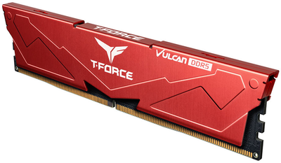 Оперативна пам'ять Team Group DDR5-5200 32768MB PC5-41600 T-Force Vulcan Red (FLRD532G5200HC40C01)