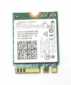 Сетевая карта Wi-Fi/Bluetooth Intel Dual Band Wireless-AC 7265NGW (860883-001) M.2 2230