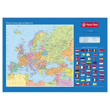 Покрытие на стол Panta Plast "Карта Европы" 59x41,5 см (0318-0037-99)