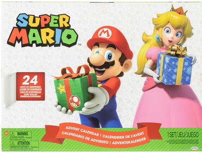 Kalendarz adwentowy Jakks Pacific Nintendo Super Mario Xmas 153386 (0192995413726)