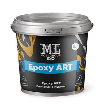 Эпоксидная смола для пола Epoxy ART 10 кг графит