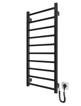 Электрический полотенцесушитель Hygge Family Leeds 970x430 черный мат
