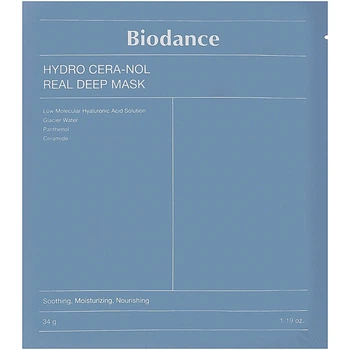 Гідрогелева маска з керамідами та льодовиковою водою Biodance Cera-Nol Real Deep Mask 34 г (8809937360964)