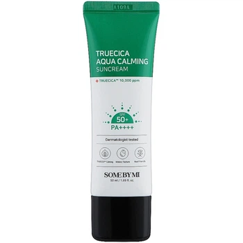 Солнцезащитный крем для чувствительной кожи Some By Mi Trueicica Aqua Calming Suncream 50Pa++++ 50 мл (8809647391951)