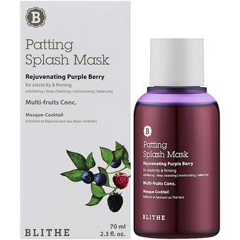 Сплэш-маска омолаживающая Blithe Patting Splash Mask Rejuvenating Purple Berry 70 мл (8809501660278)
