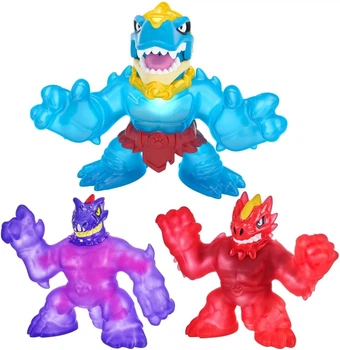 Набор из 3-х фигурок тянучек Гуджитсу Heroes of Goo JIT Zu Ultra Raptor 3 Pack