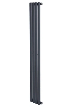 Дизайнерский вертикальный радиатор отопления ARTTIDESIGN Rimini 4/1500/236 серый матовый RM.4.150.23.G