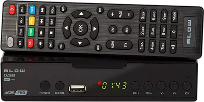 Цифровой тюнер наземного телевидения Blow 4625FHD DVB-T2 H.265 (5900804125310)