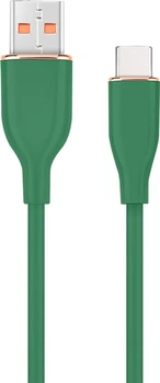 Кабель Cablexpert USB Type A - USB Type-C 1.5 м Зелений CC-USB2S-AMCM-1.5M-G (8716309132183)