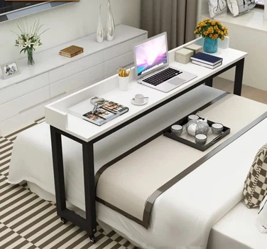Накроватный кофейный рабочий стол в стиле лофт EcoLoft IN-2194