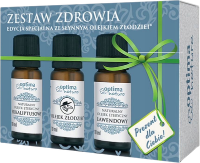 Zestaw olejków eterycznych Optima Natura Złodziei + Lawendowy + Eukaliptusowy 3 x 10 ml (5904730293709)