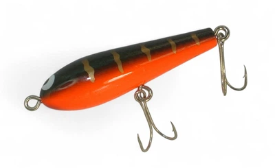 Воблер ZEAL TERROR 35, 1/4 oz, 2002, black gold stripe orange belly
