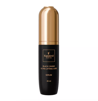 Лифтинг сыворотка для лица с экстрактом черной икры Famirel Black Caviar Serum 40 мл