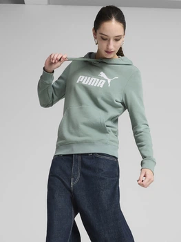 Худі жіноче Puma Ess No. 1 Logo Hoodie Tr (S) 68239130 XS Green Moon (4067983457708)