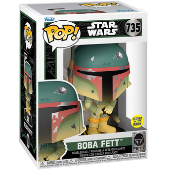 Figurka Funko Pop! Star Wars Boba Fett Glow in The Dark 9 cm (889698827232)