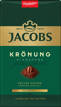 Кофе молотый 500г, пакет Kronung Jacobs Monarch