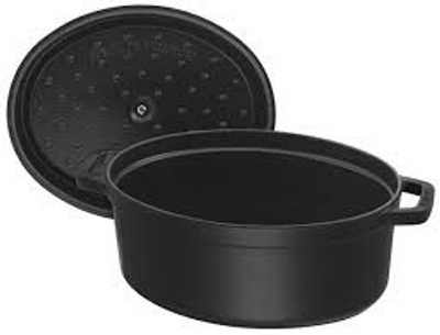 Каструля з кришкою Staub 2.35 л Чорна (3272341023254)