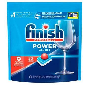 Таблетки для посудомийної машини Finish Powerball Power All in One 50 шт
