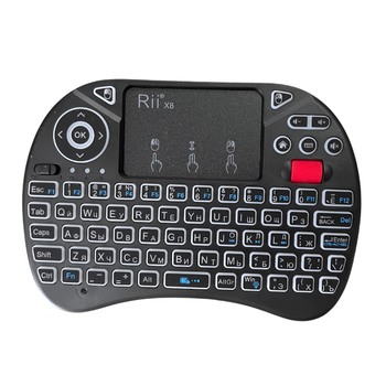 RII X8 Riitek бездротова клавіатура з тачпадом і підсвічуванням (RUS)
