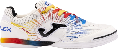 Футзалки (бампы) Joma TOP FLEX бело-сине-оранжевые 44.5 TOPW2476IN