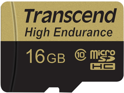 Karta pamięci Transcend microSDHC 16GB Class 10 + adapter SD (TS16GUSDHC10)