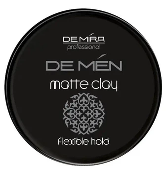 Професійна стайлінгова матова глина для укладання волосся та бороди DeMira Professional DeMen Matte Clay 100 мл