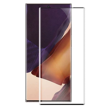 Защитное стекло Fiji Premium для Samsung Galaxy Note 20 Ultra закругленные края и полная проклейка черный