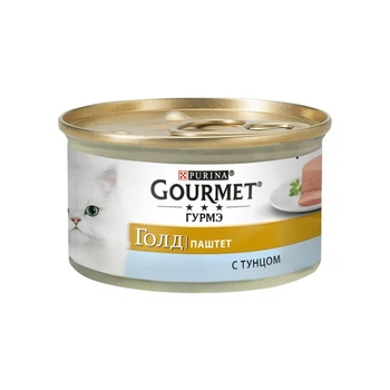 Корм влажный Gourmet Gold для кошек мусс с тунцом 85 г (7613031381029)