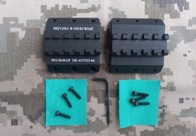 Кронштейн МОЛЬФАР Picatinny ИЖ-43/ИЖ-58/ИЖ-54/ТОЗ-66